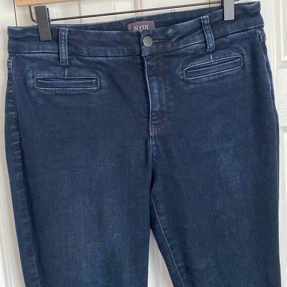 NYDJ Ami Skinny Jeans Lift Tuck Technology Dark Wash Size 8 - Picture 2 of 11